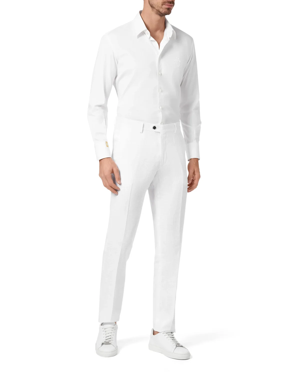 Linen Trousers Tailored Fit, цвет: Белый