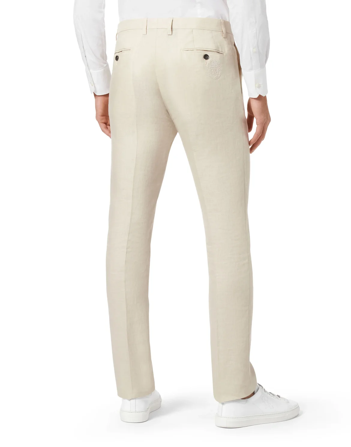Linen Trousers Tailored Fit, цвет: Бежевый