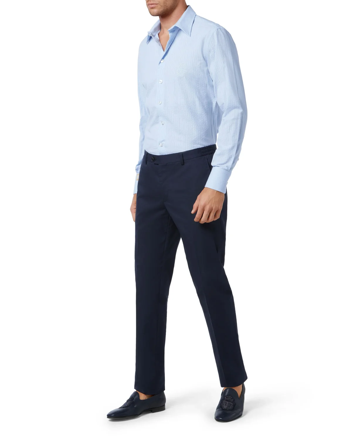 Shirt Silver Cut LS, цвет: Синий