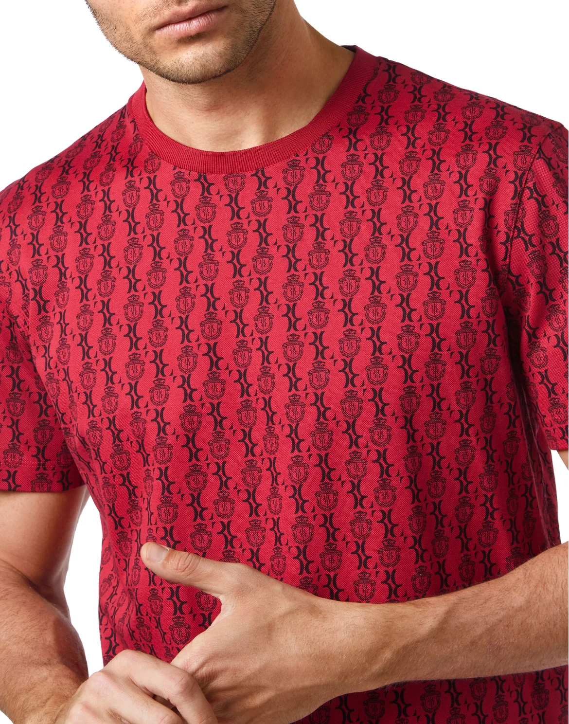 T-shirt Round Neck SS Crest, цвет: Черный