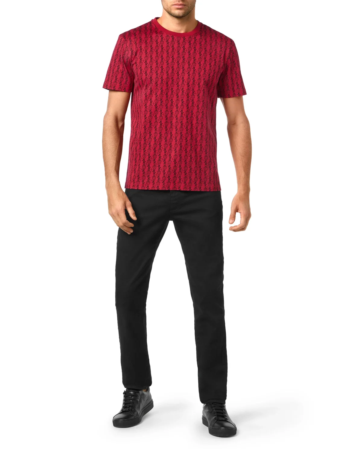 T-shirt Round Neck SS Crest, цвет: Черный