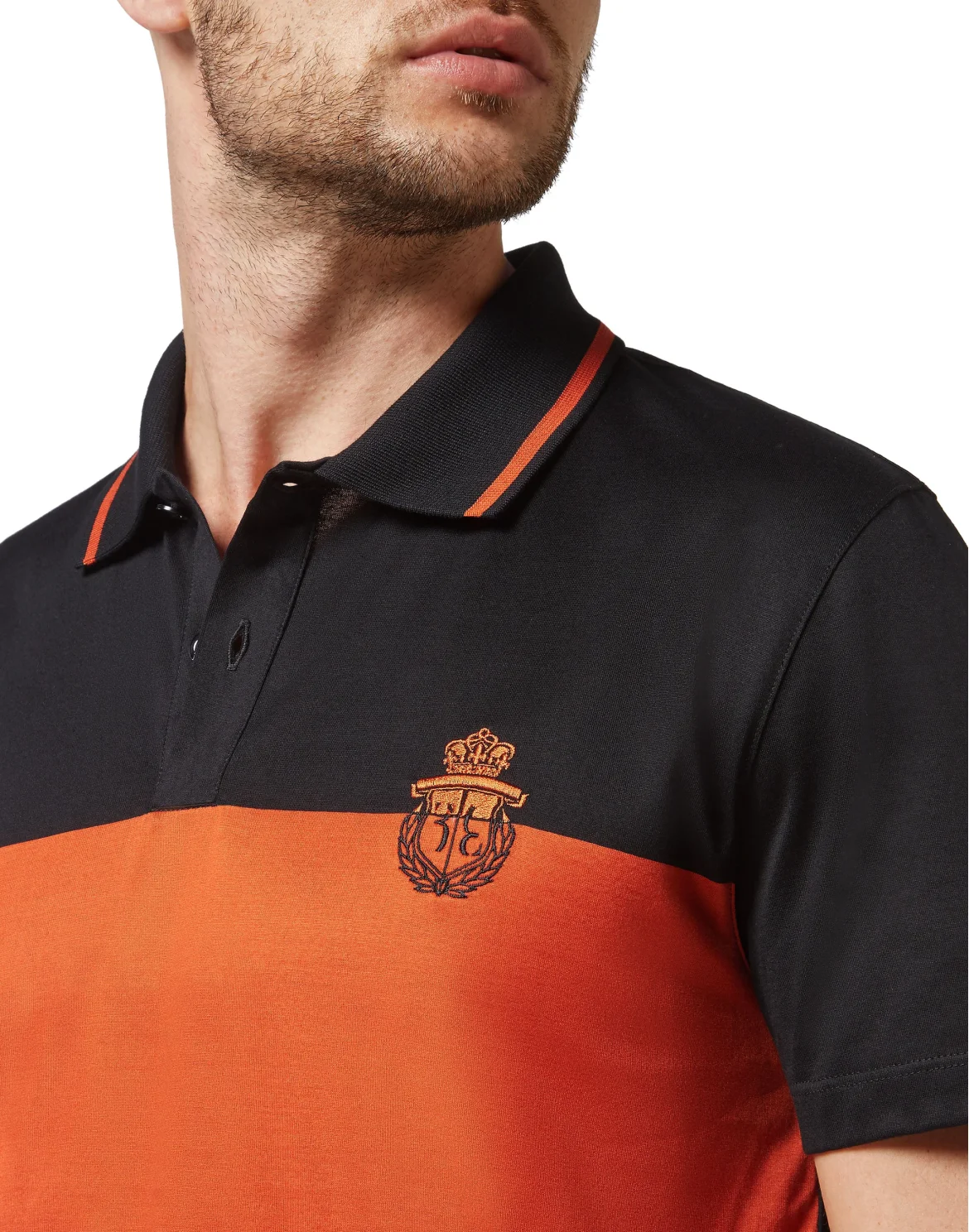 Polo Shirt SS Crest, цвет: Черный