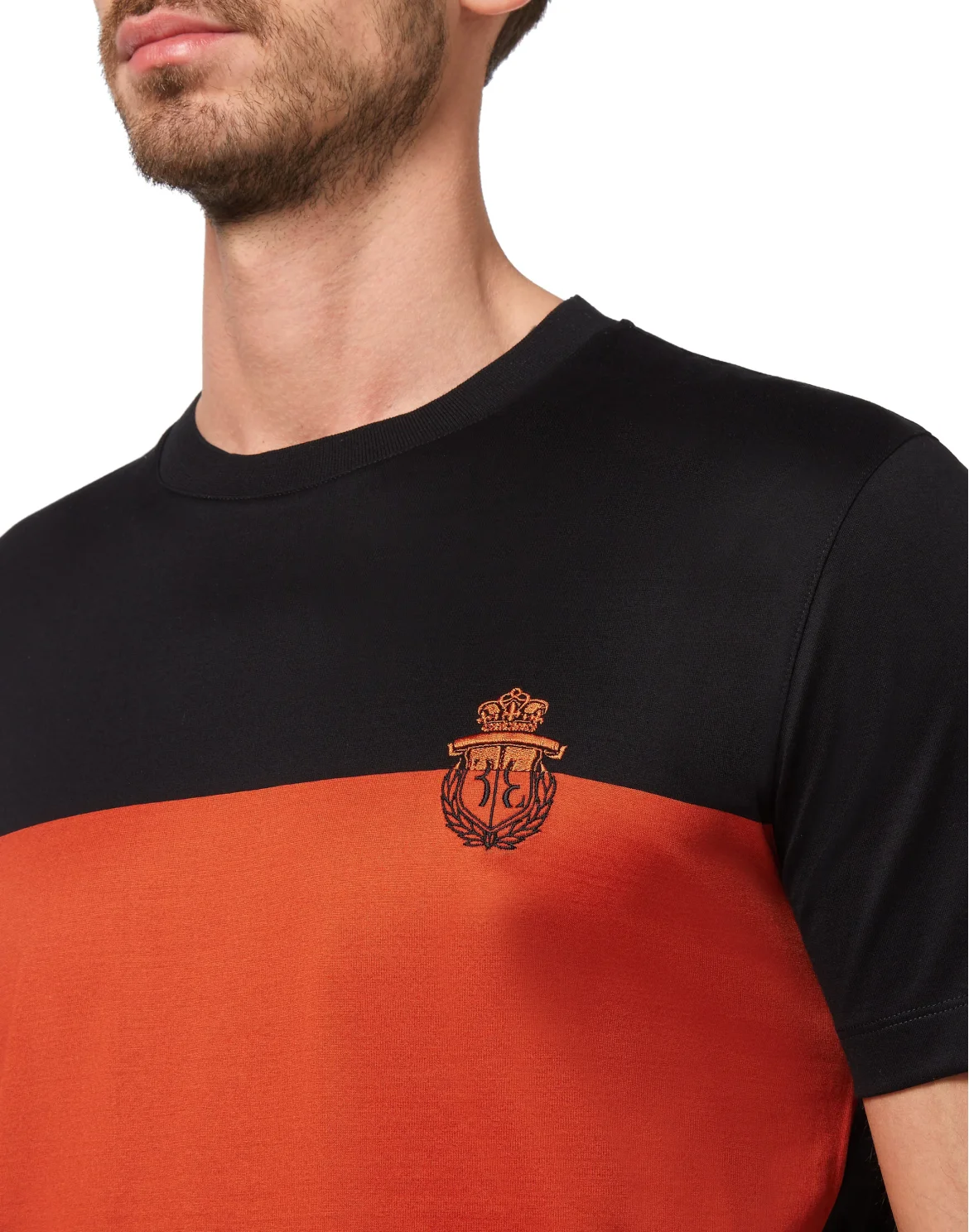 T-shirt Round Neck SS Crest, цвет: Черный