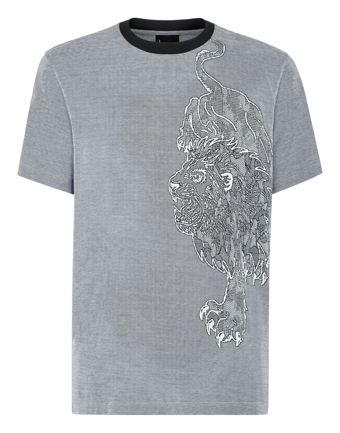 T-shirt Round Neck SS Lion, цвет: Черный
