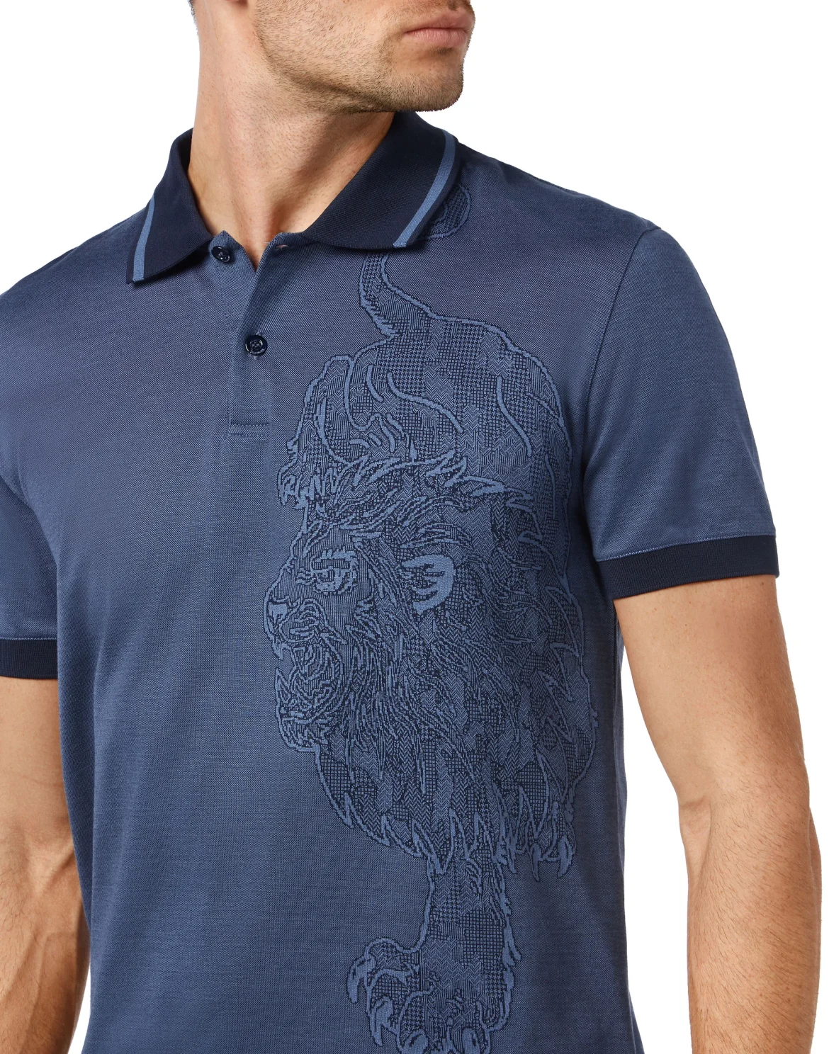 Polo Shirt SS Lion, цвет: Синий