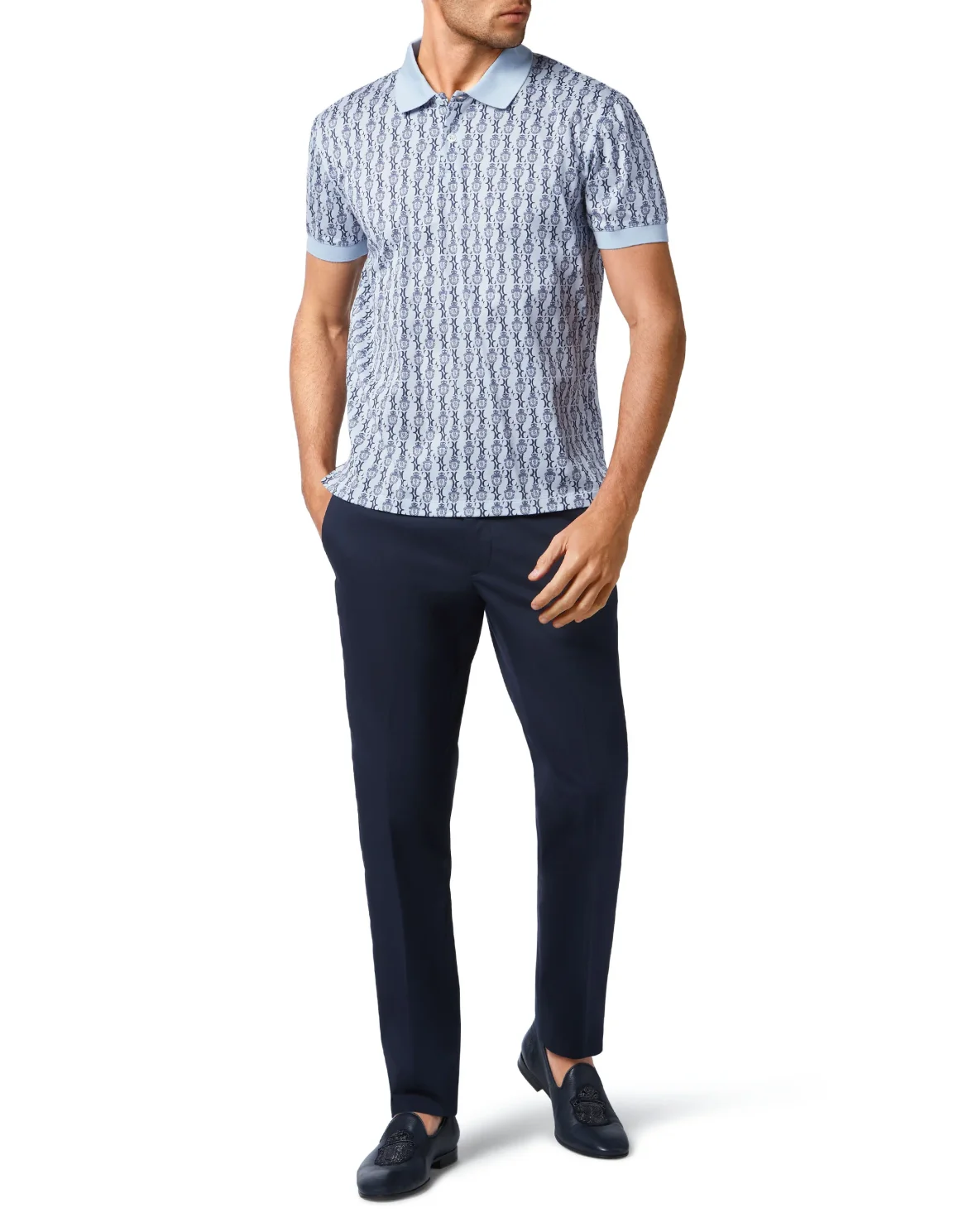 Polo Shirt SS Crest, цвет: Серый