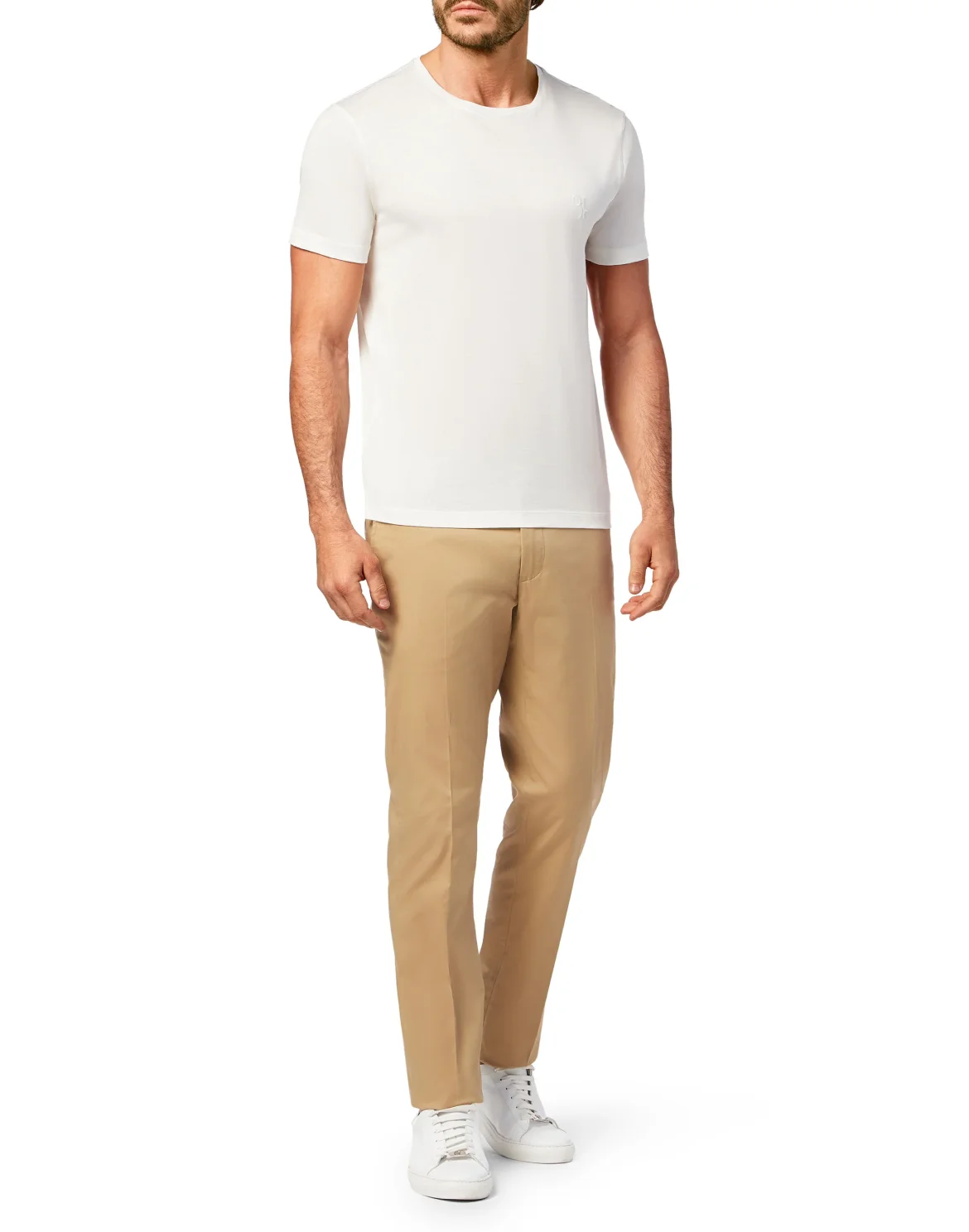 T-shirt Round Neck SS Crest, цвет: Белый