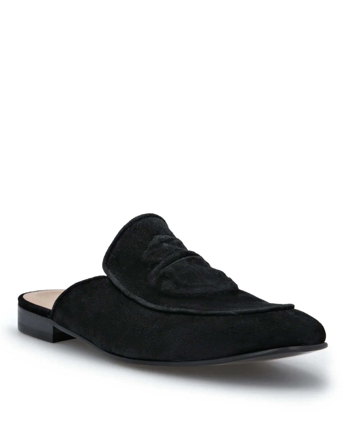Suede Mules, цвет: Черный