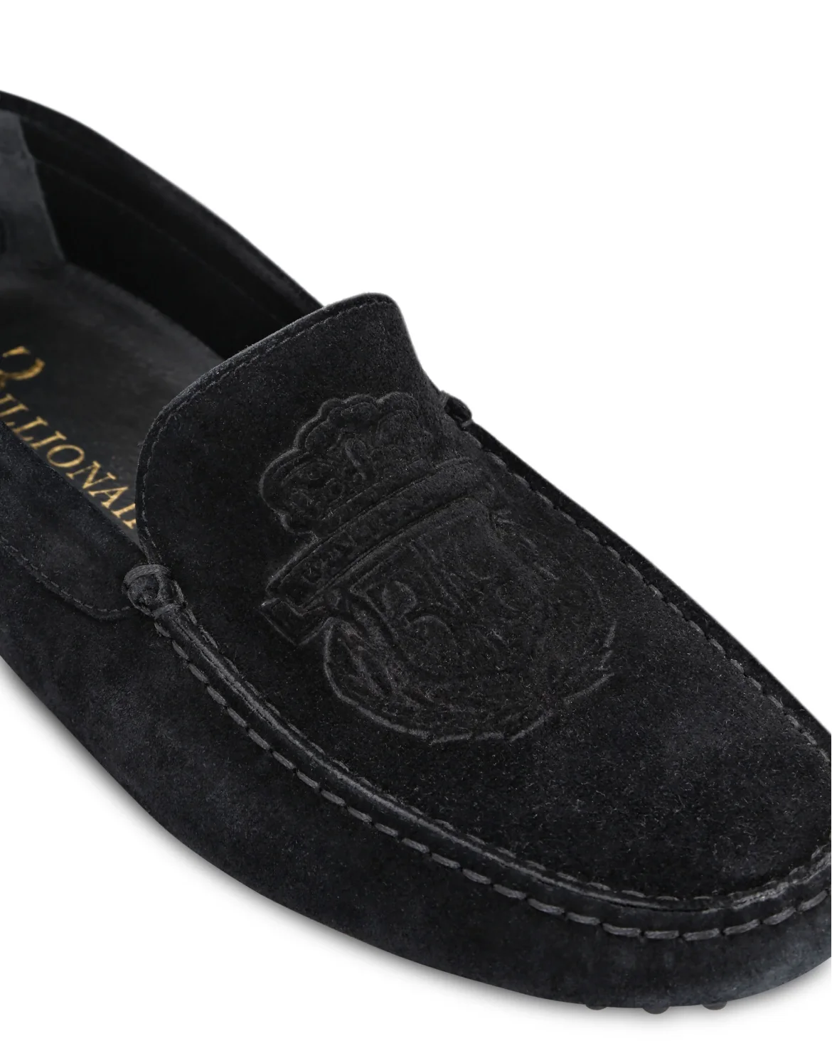 Suede Car Shoes, цвет: Черный