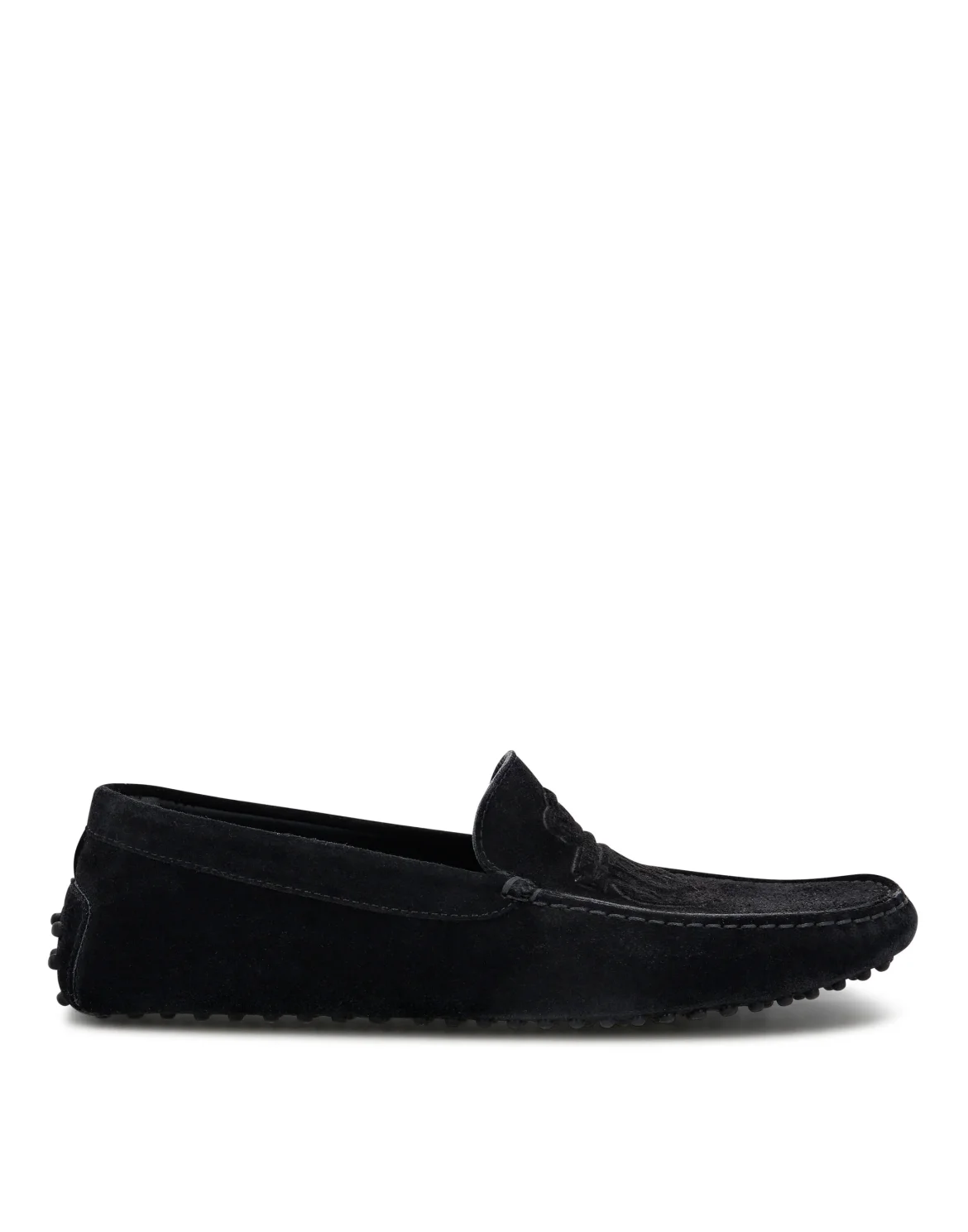 Suede Car Shoes, цвет: Черный
