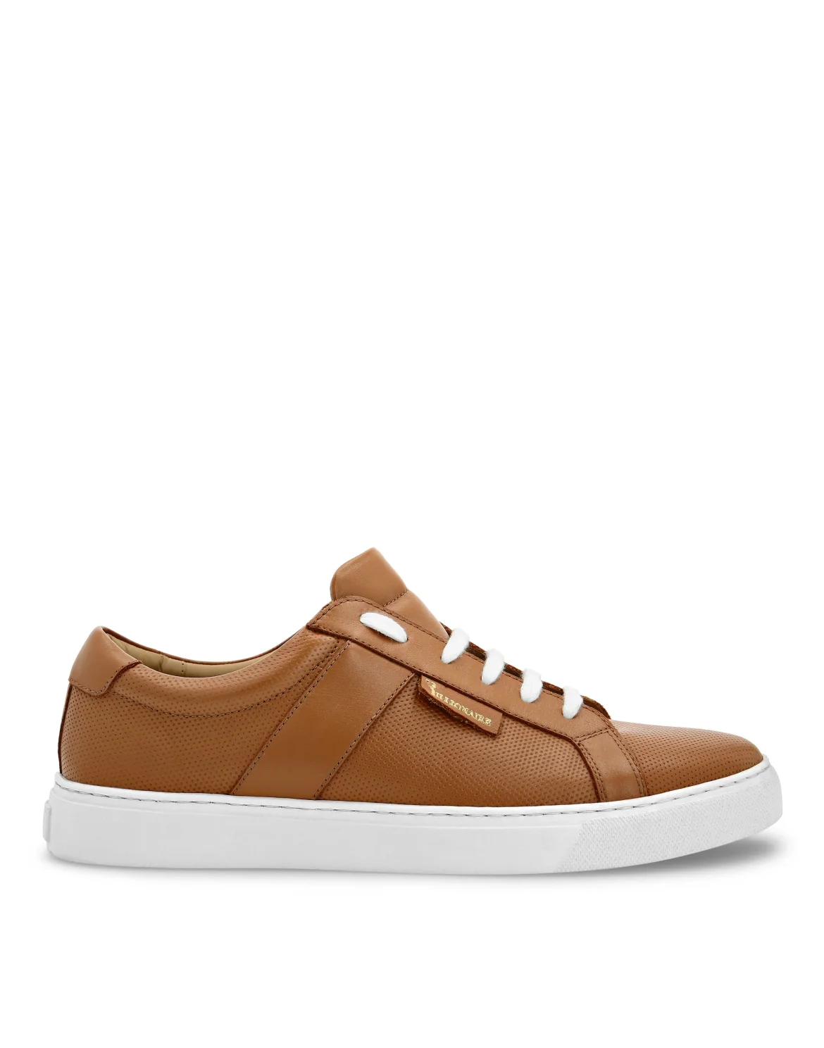 Leather Lo-Top Sneakers, цвет: Бежевый