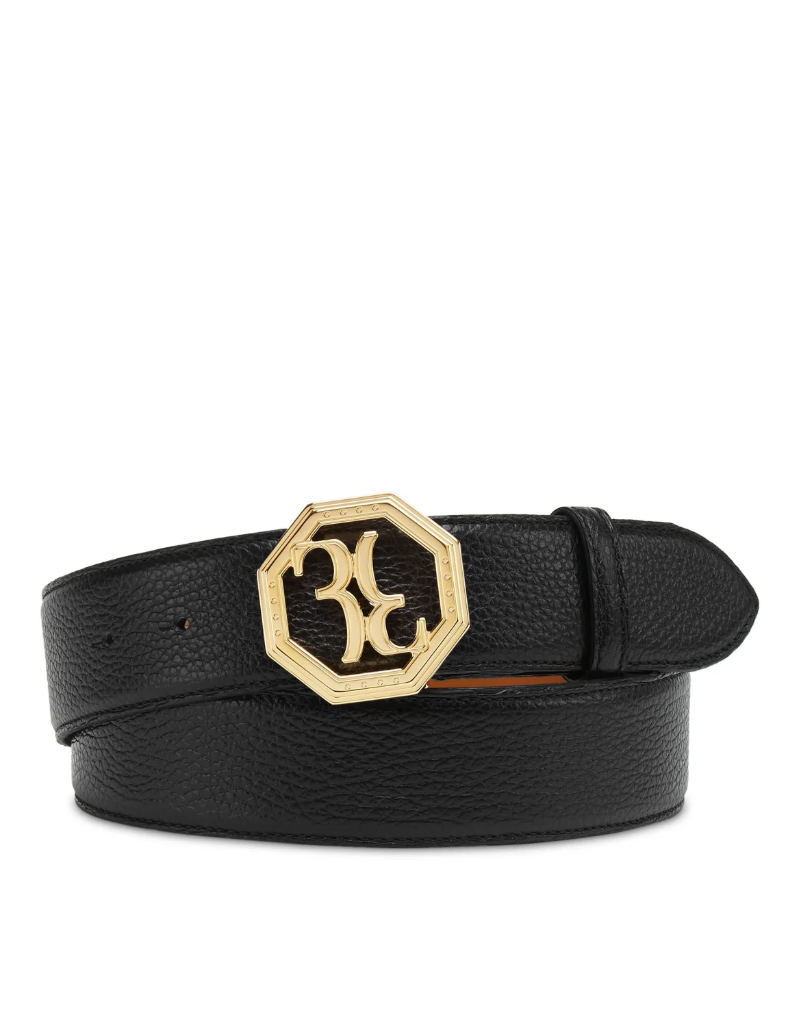 Deer Leather Belt, цвет: Черный