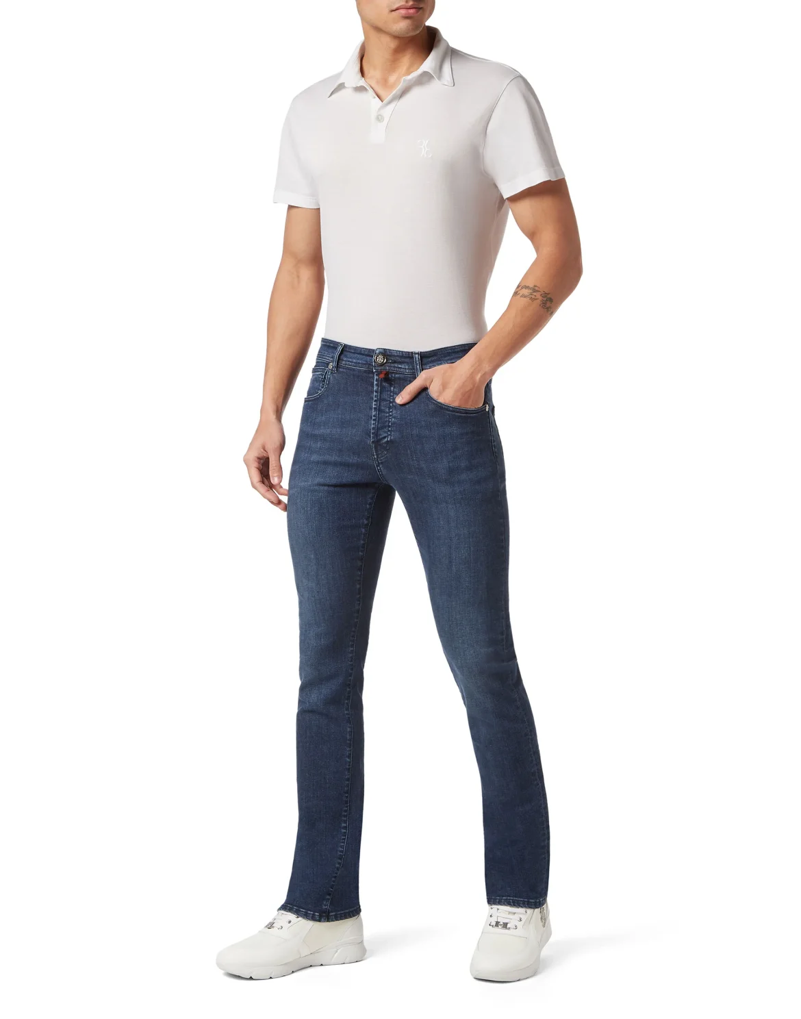 Denim Trousers Super Straight Cut, цвет: Синий