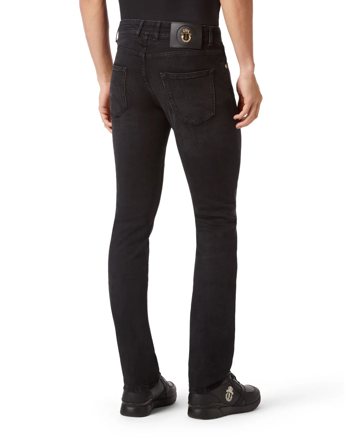 Denim Trousers Super Straight Cut, цвет: Черный