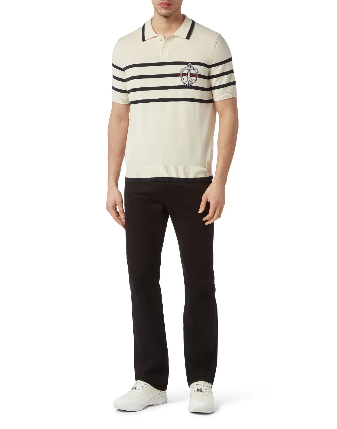 Wool/Cotton Polo SS, цвет: Белый