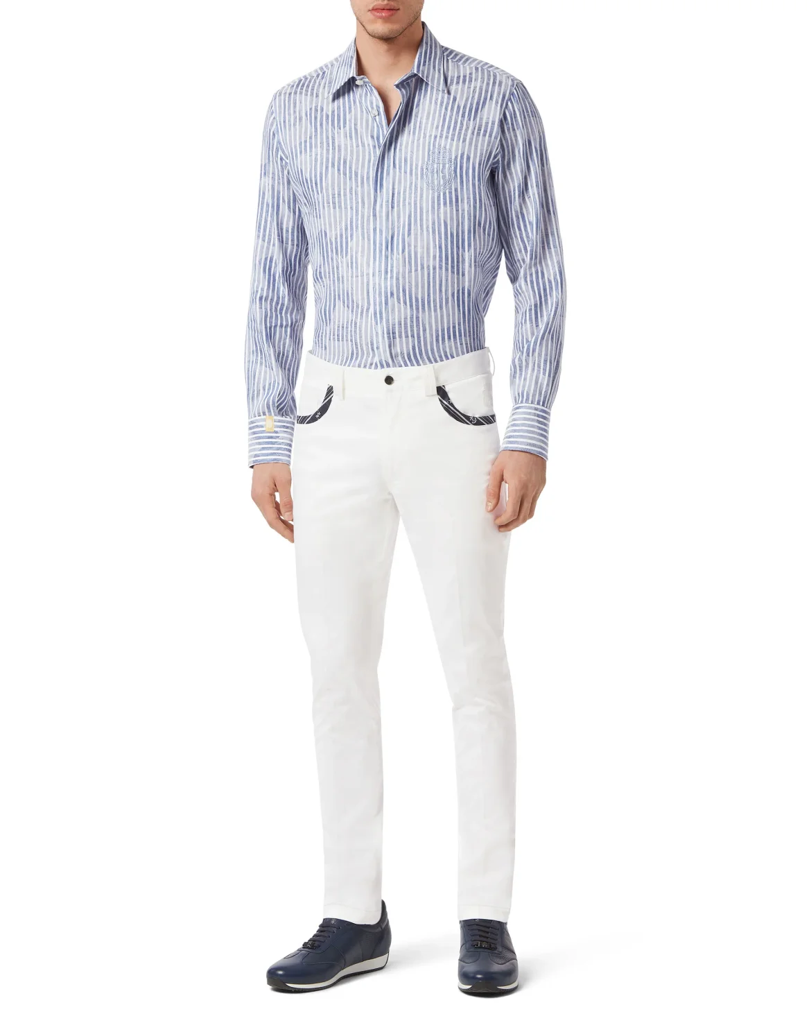 Shirt Silver Cut LS, цвет: Синий