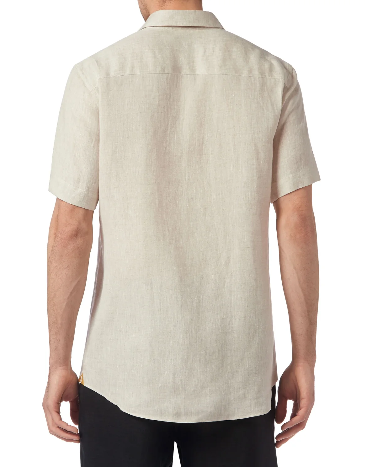 Linen Shirt Silver Cut SS, цвет: Бежевый