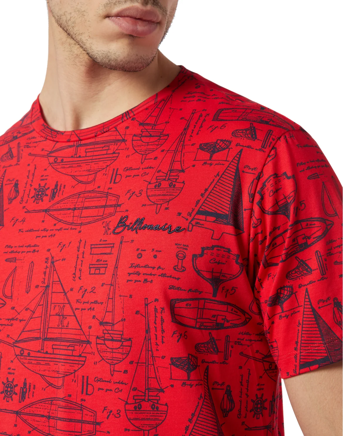Maco T-shirt Round Neck SS, цвет: Красный