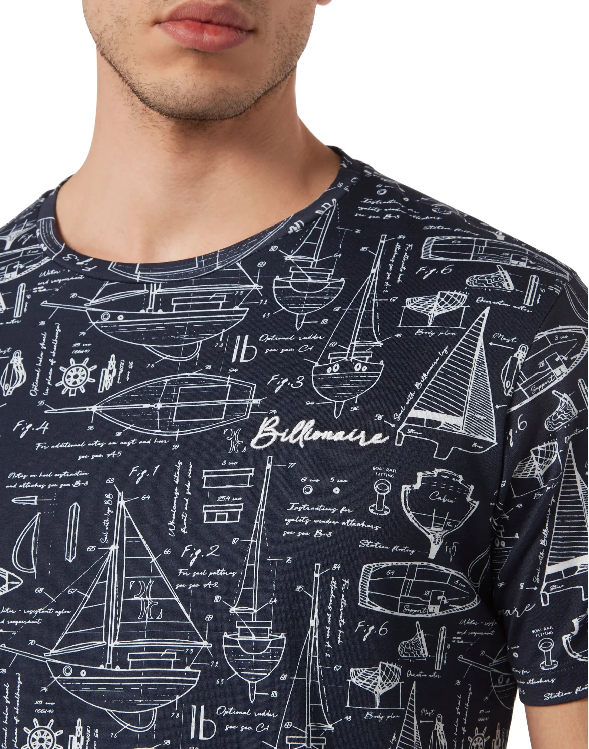 Maco T-shirt Round Neck SS, цвет: Синий