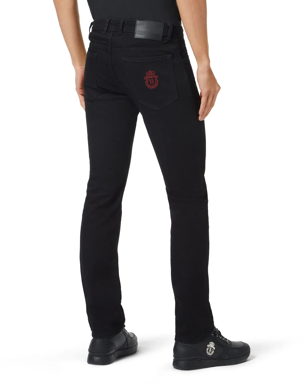 Denim Trousers Super Straight Cut, цвет: Черный