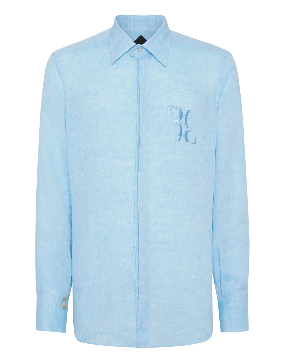 Linen Shirt Silver Cut LS, цвет: Синий