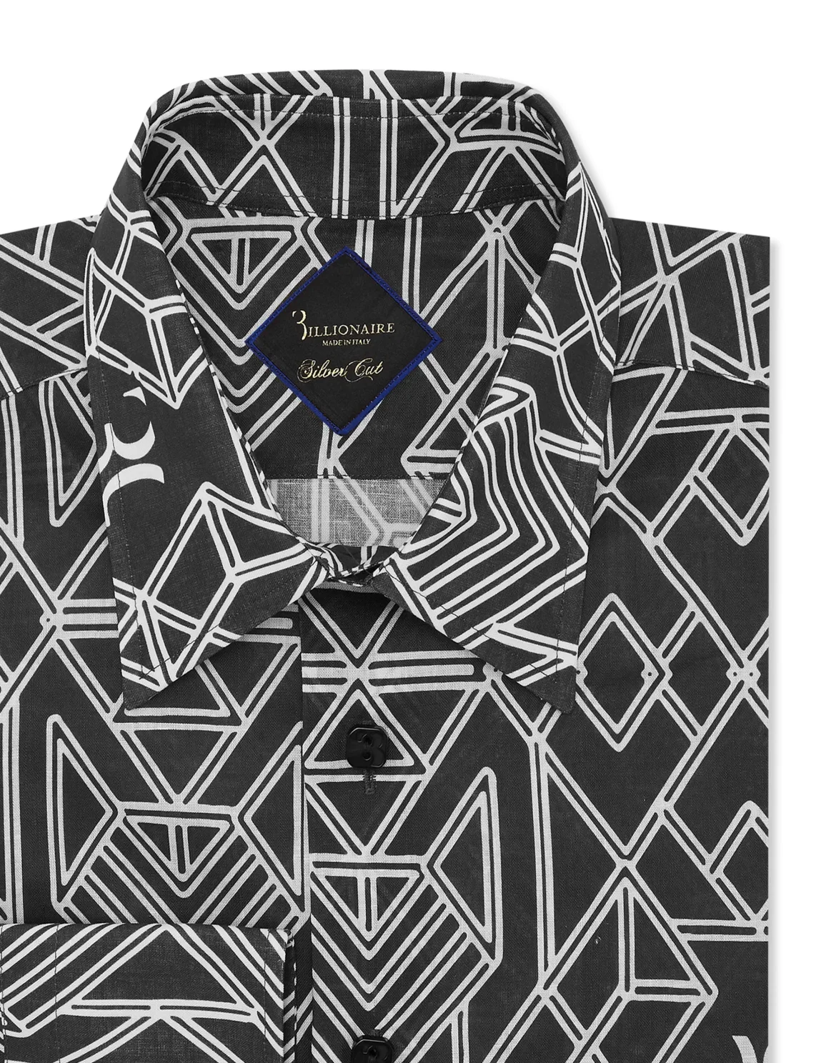 Linen Shirt Silver Cut LS, цвет: Черный