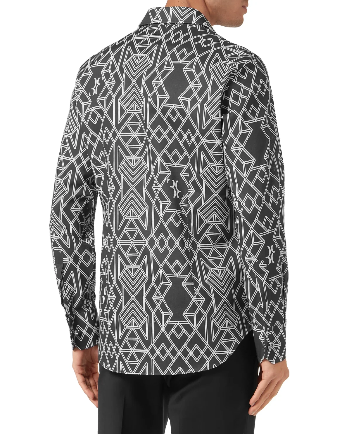 Linen Shirt Silver Cut LS, цвет: Черный