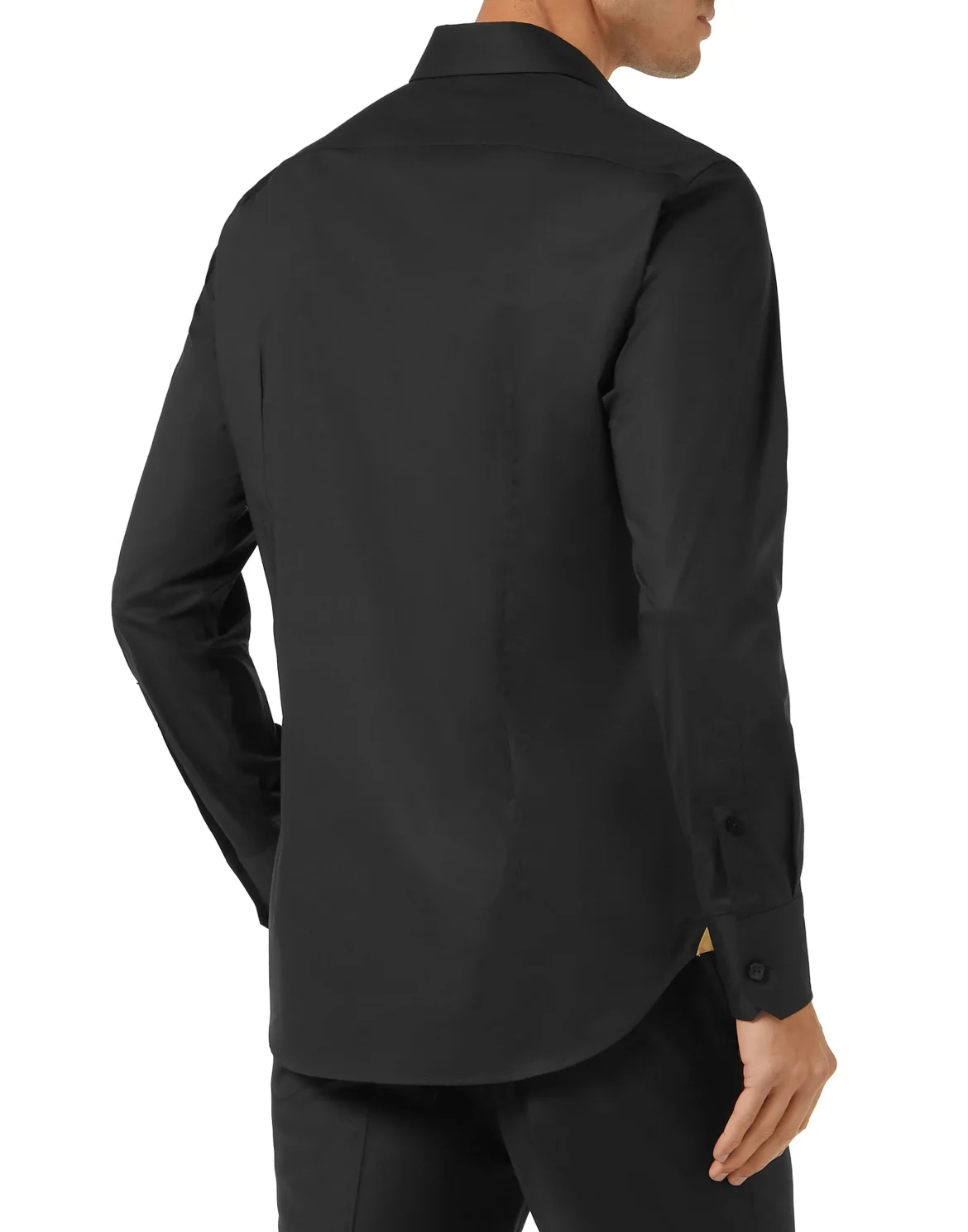 Coton Shirt Silver Cut LS, цвет: Черный