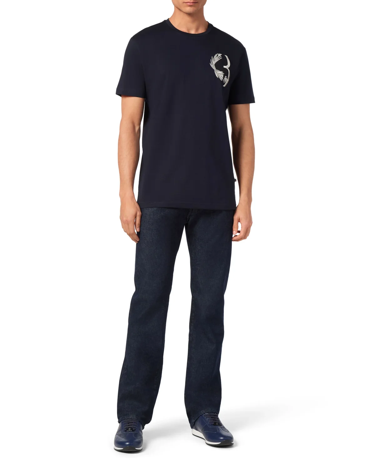 T-shirt Round Neck SS, цвет: Синий