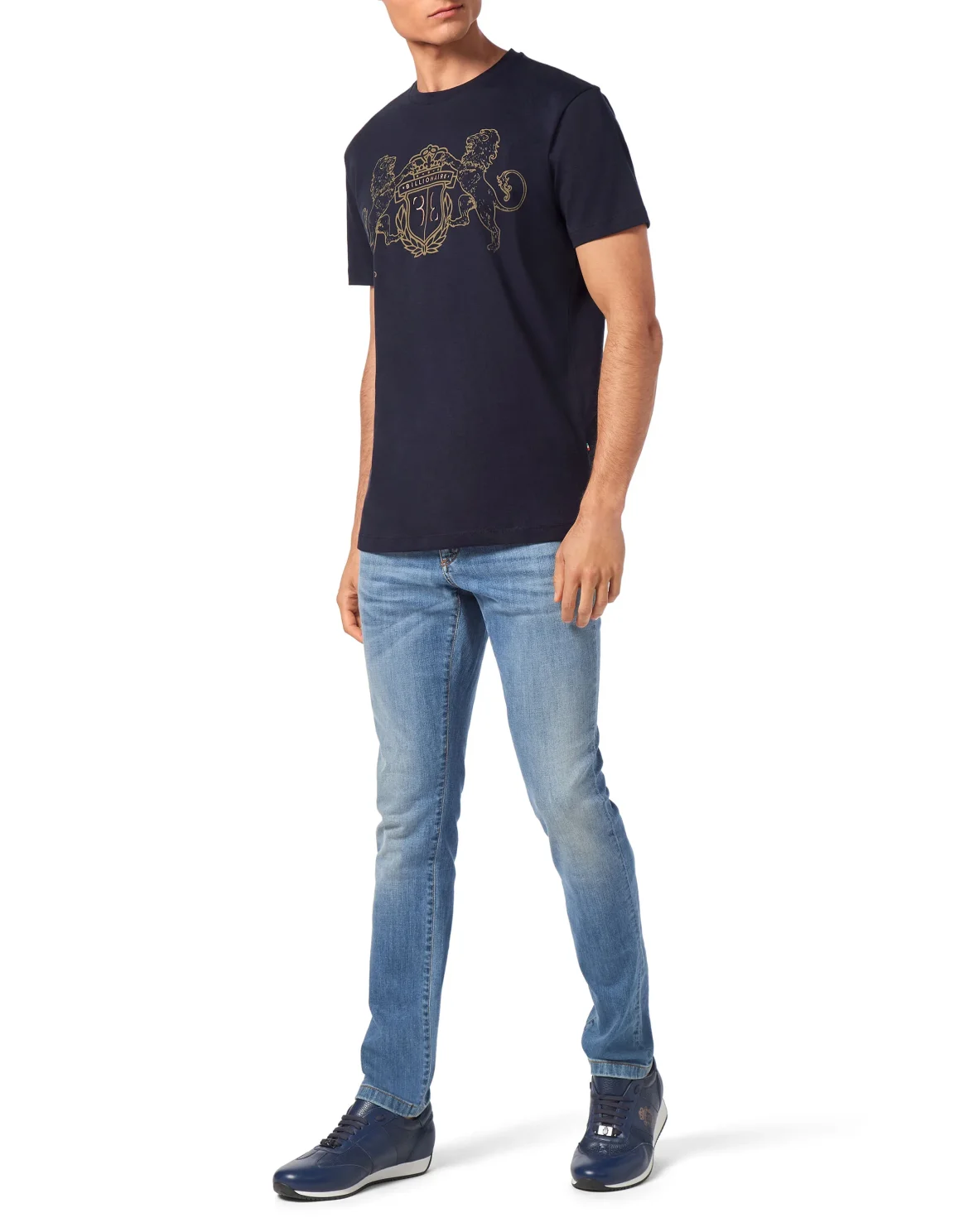 T-shirt Round Neck SS, цвет: Синий