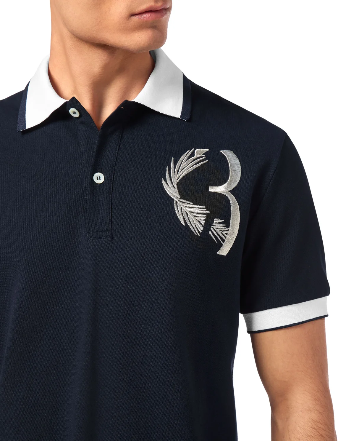 Piquet Polo shirt SS, цвет: Синий