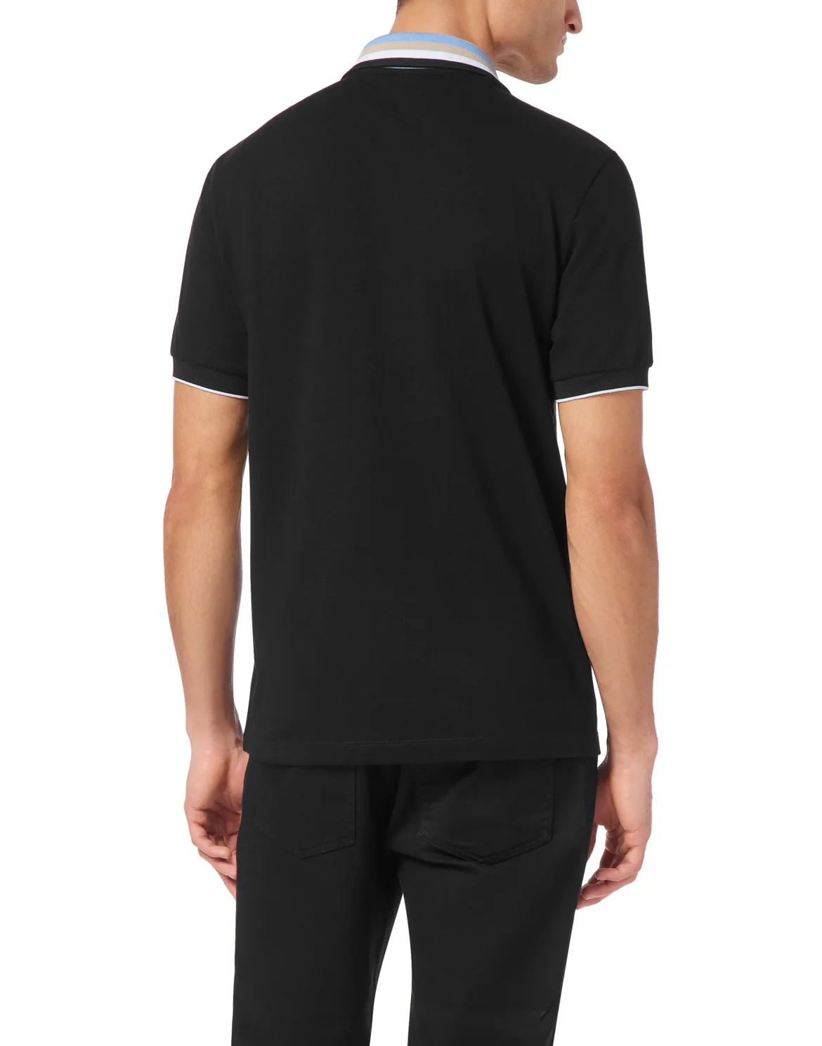 Piquet Polo shirt SS, цвет: Черный
