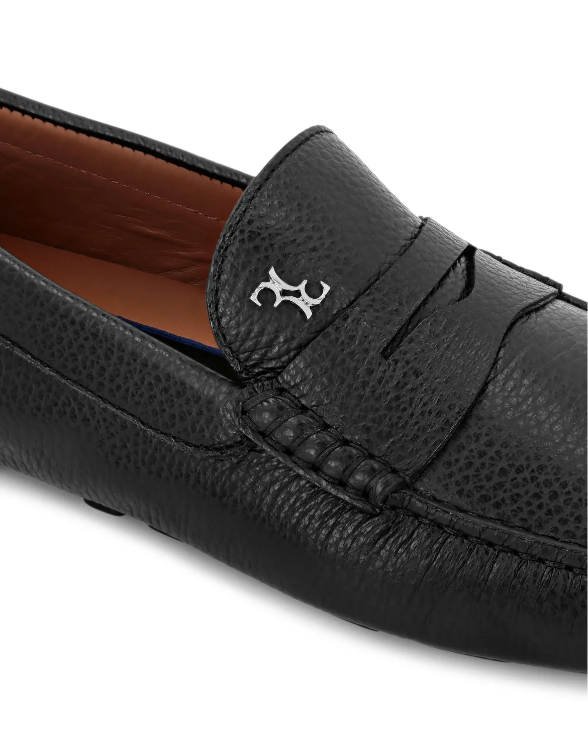 Leather Moccasin, цвет: Черный