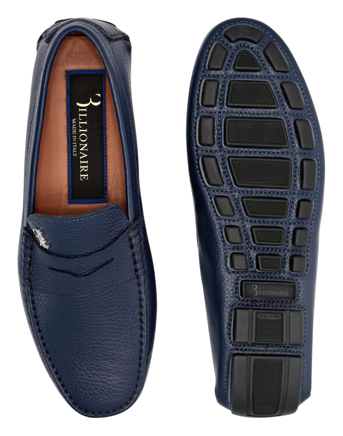 Leather Moccasin, цвет: Синий