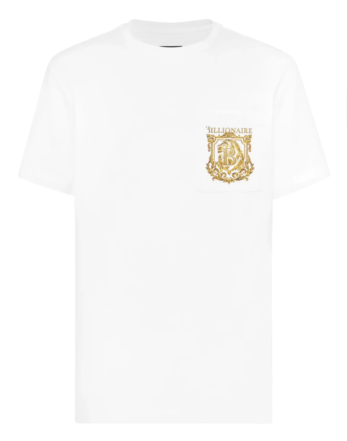 T-Shirt Round Neck SS Pocket Lion, цвет: Белый