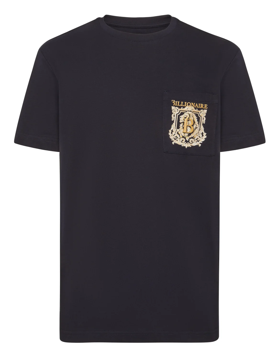 T-Shirt Round Neck SS Pocket Lion, цвет: Синий