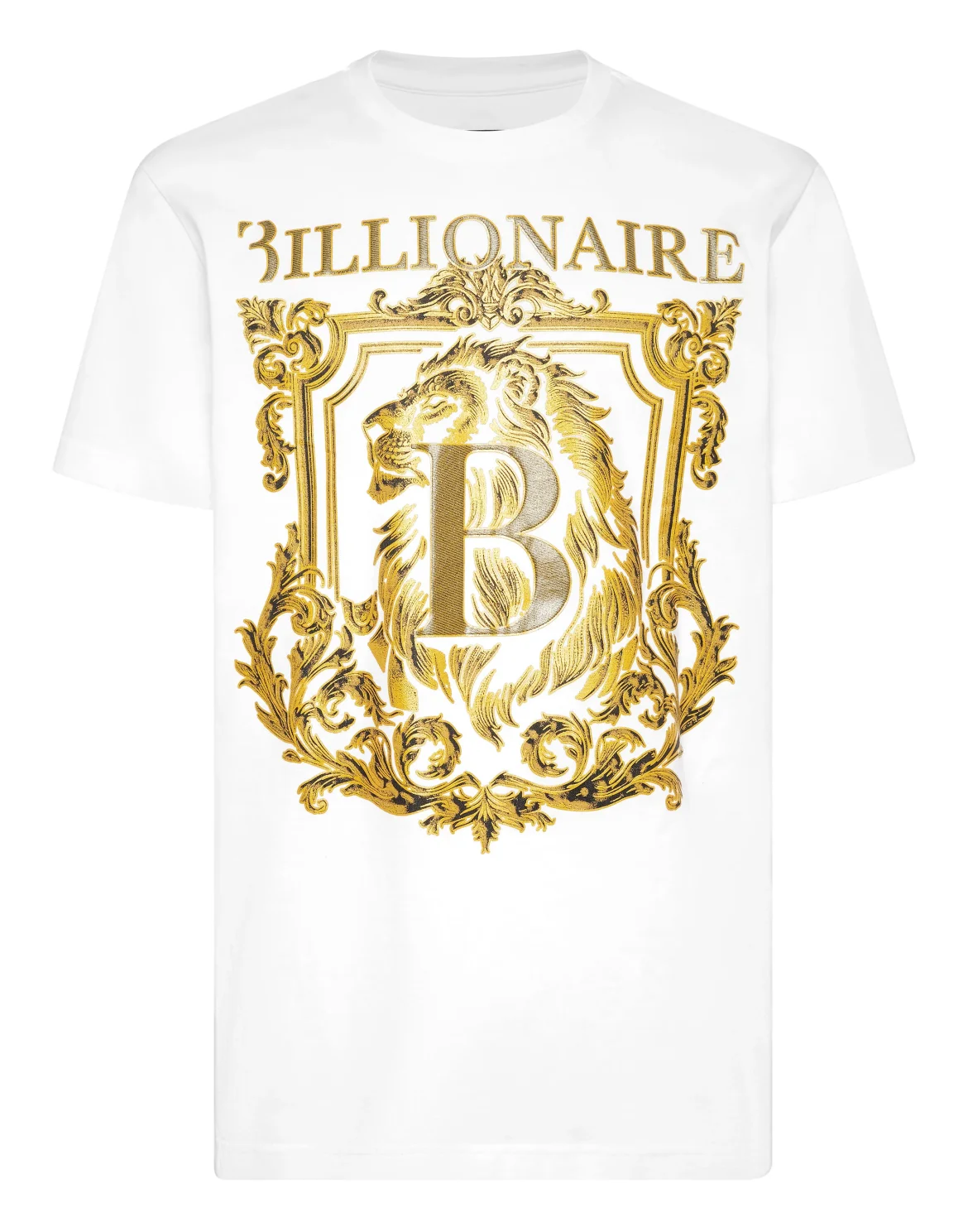 T-Shirt Round Neck SS Lion B Frame, цвет: Белый