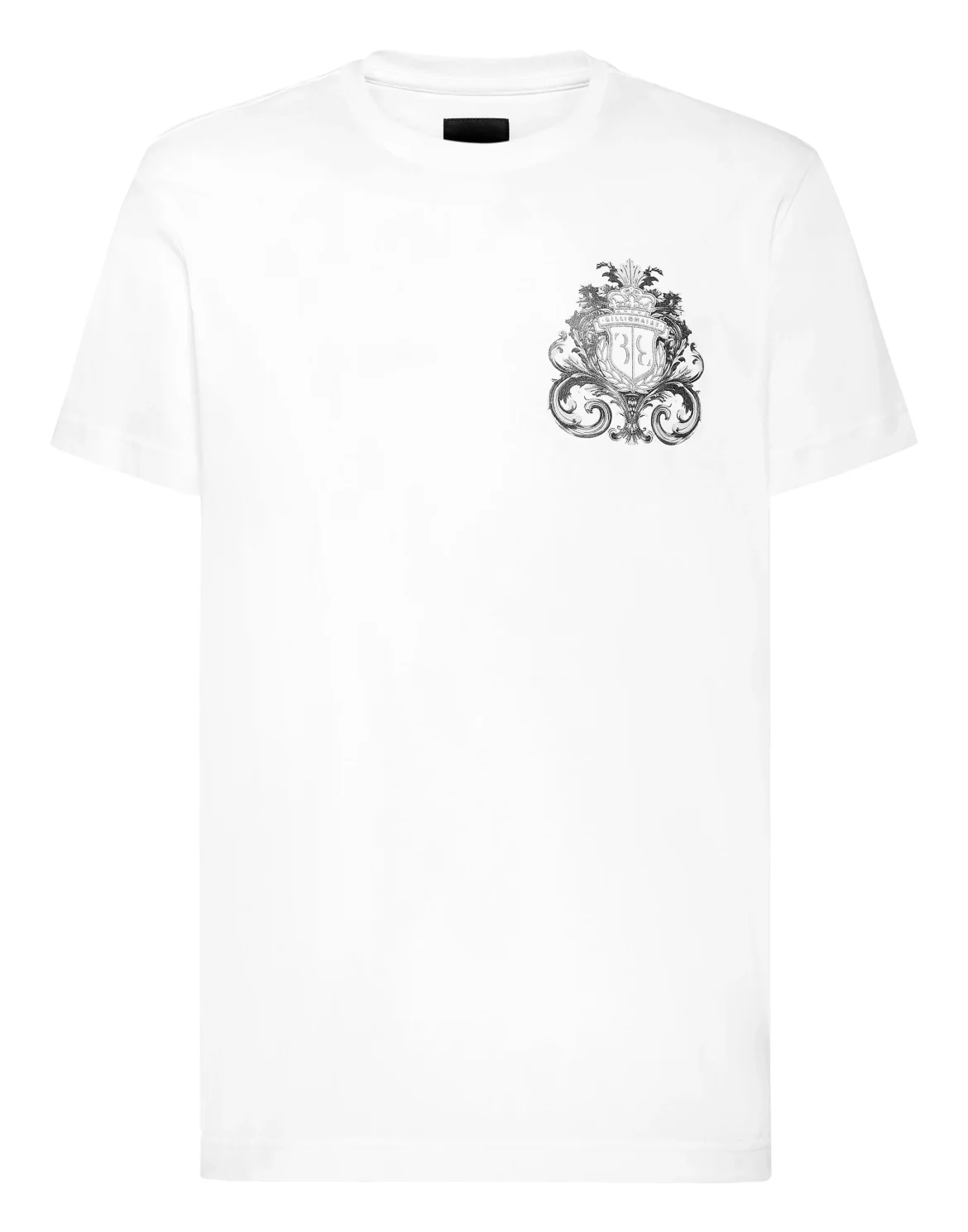 T-Shirt Round Neck SS Crest Baroque, цвет: Белый