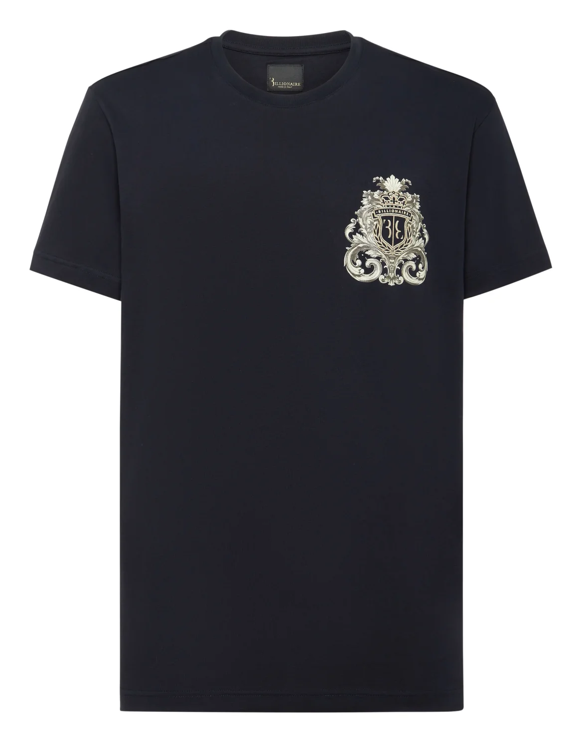 T-Shirt Round Neck SS Crest Baroque, цвет: Синий