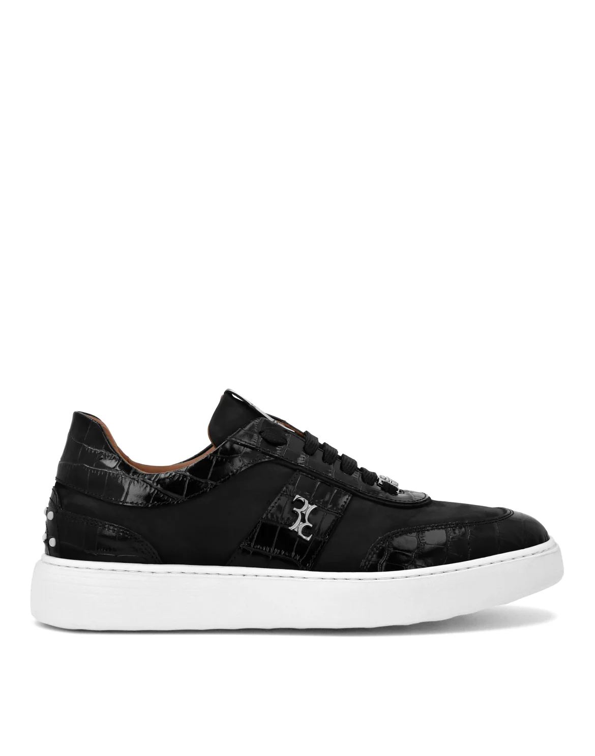 Low Top Sneakers Nubuck, цвет: Черный