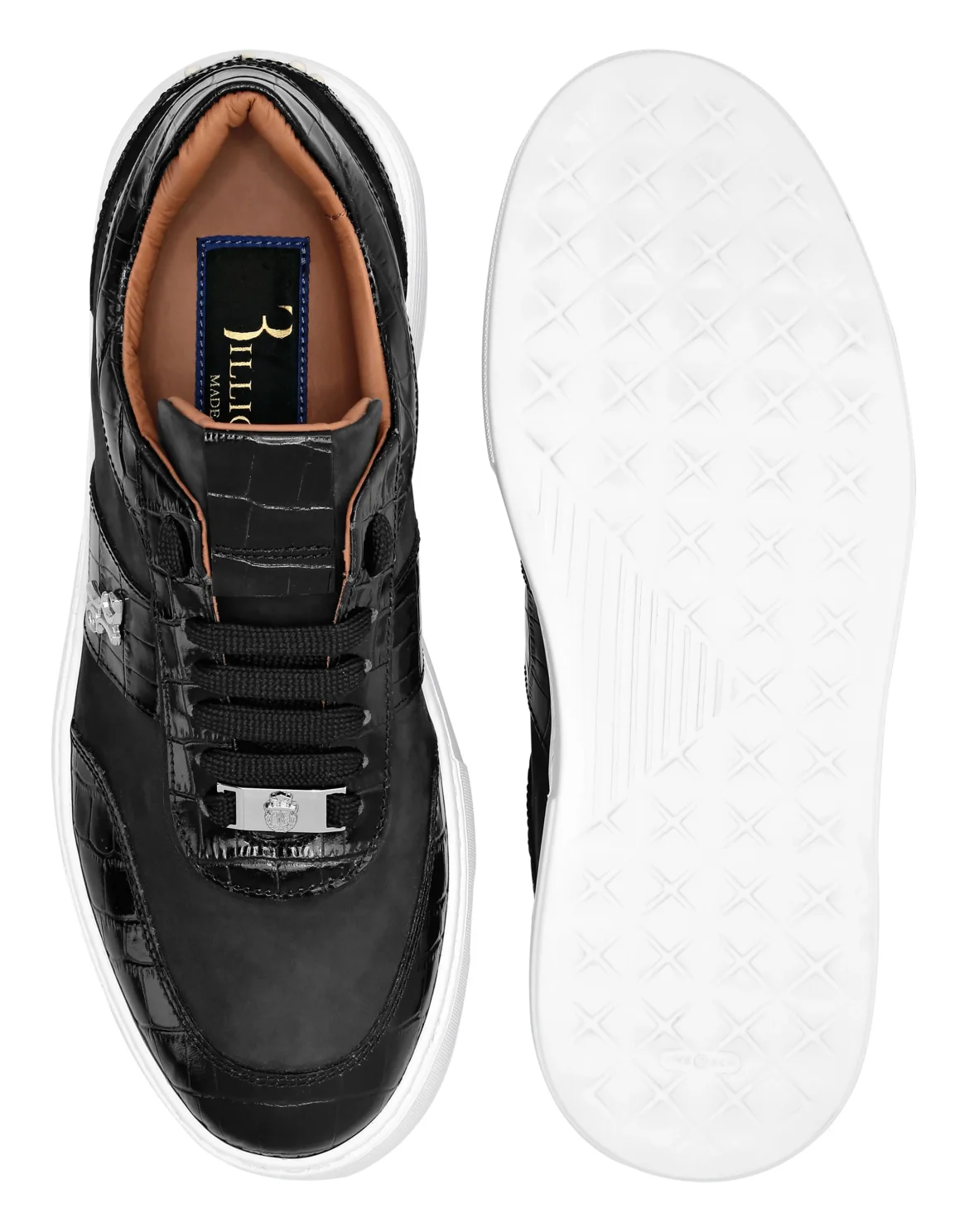 Low Top Sneakers Nubuck, цвет: Черный