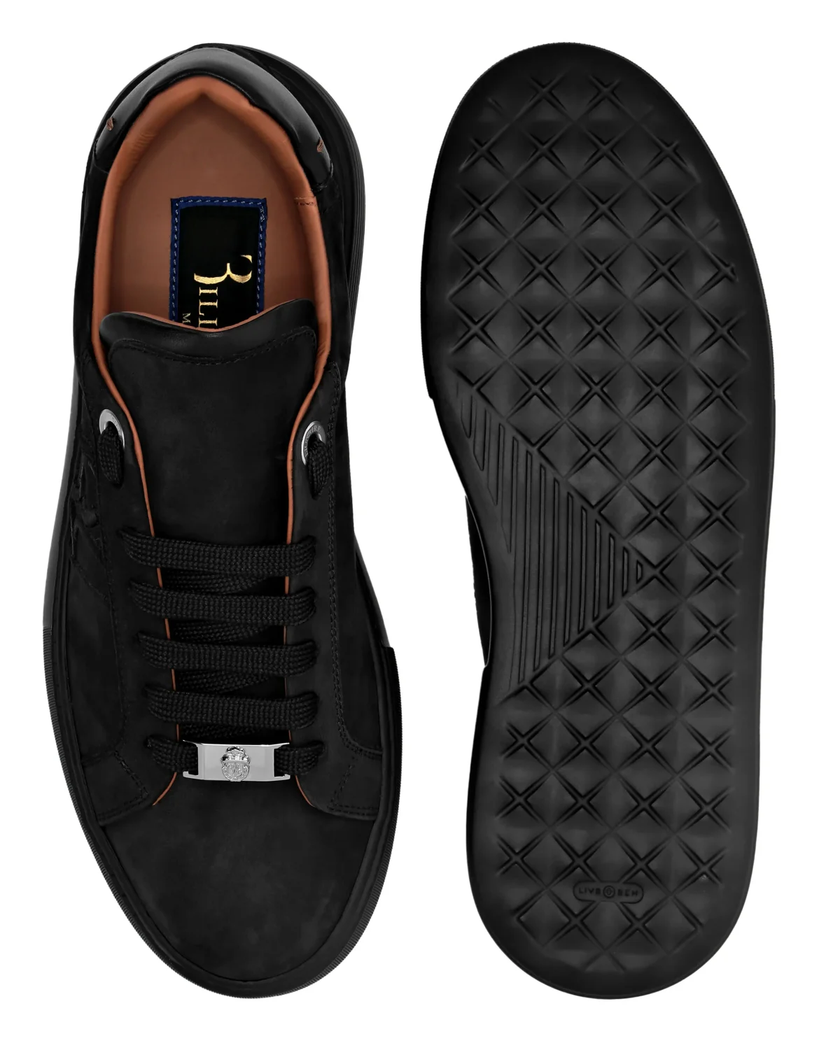 Low Top Sneakers Suede, цвет: Черный