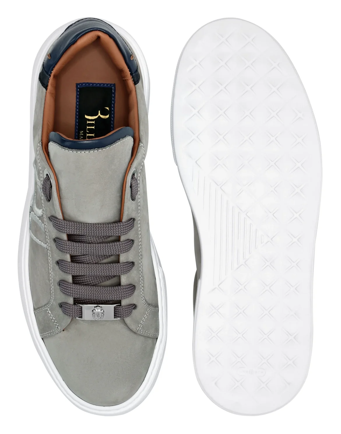 Low Top Sneakers Suede, цвет: Серый