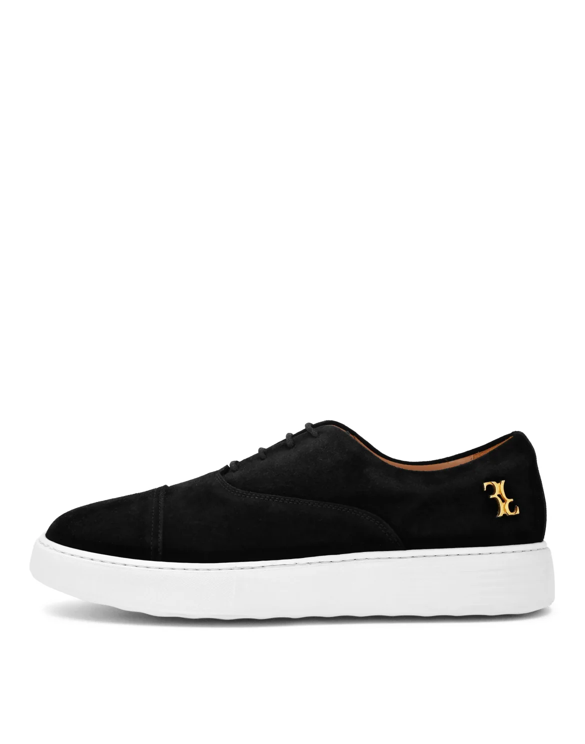 Low Top Sneakers Suede, цвет: Черный