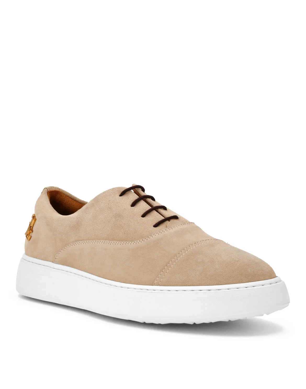 Low Top Sneakers Suede, цвет: Бежевый