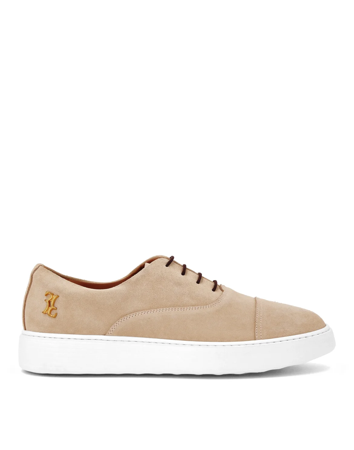 Low Top Sneakers Suede, цвет: Бежевый
