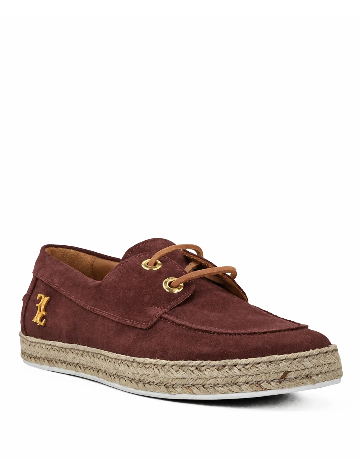 Suade Loafers Rafia, цвет: Красный