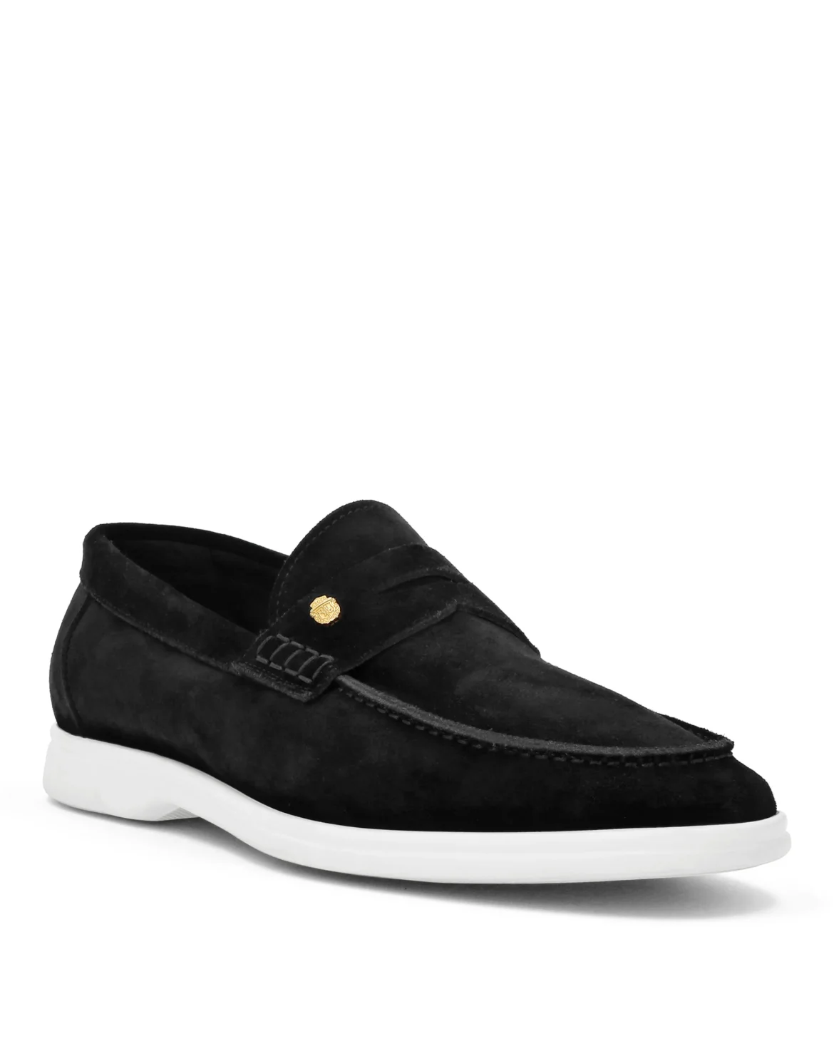 Suade Loafers Rovesciato, цвет: Черный