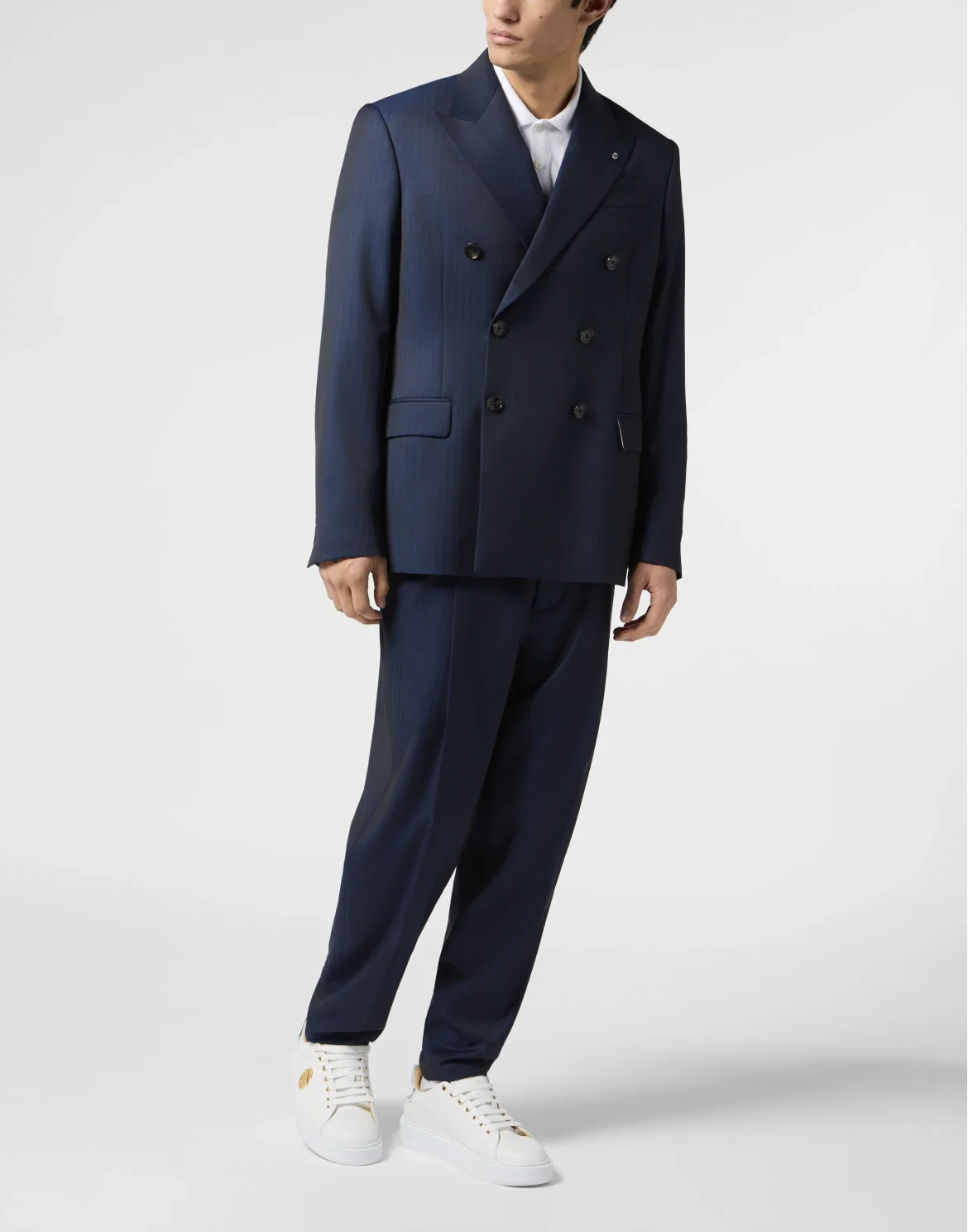 Relaxed Fit Trousers, цвет: Синий