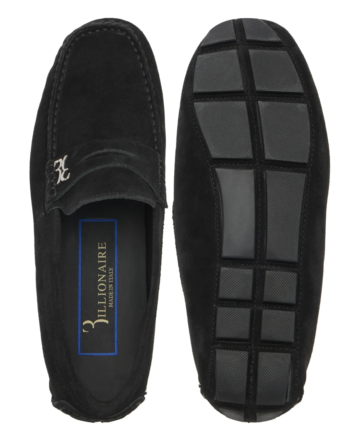 Suede Driver Shoes, цвет: Черный